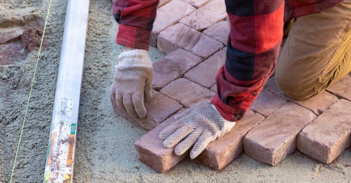 Fixing a brick patio