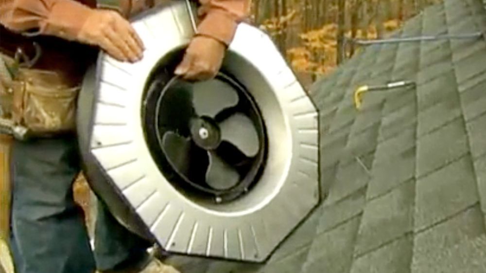 How to Install a Solar Attic Fan, Tom Silva, Home, TOH