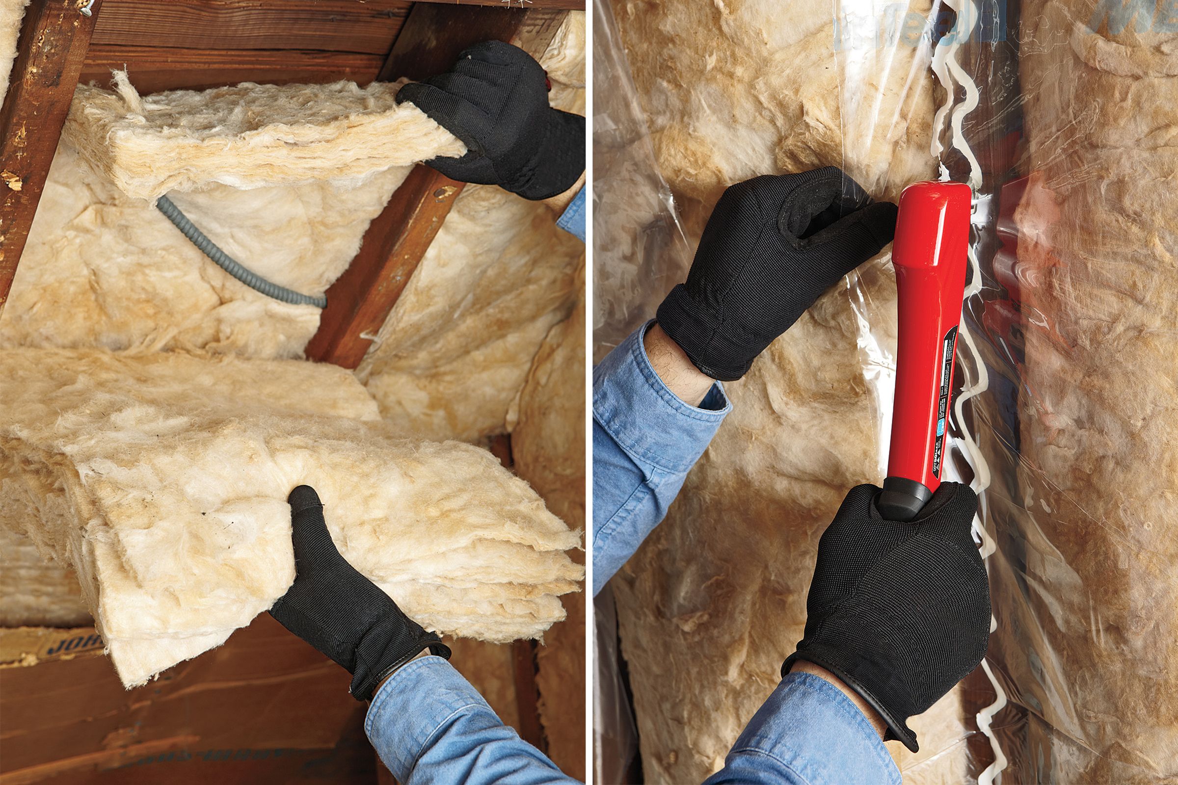 Installing insulation