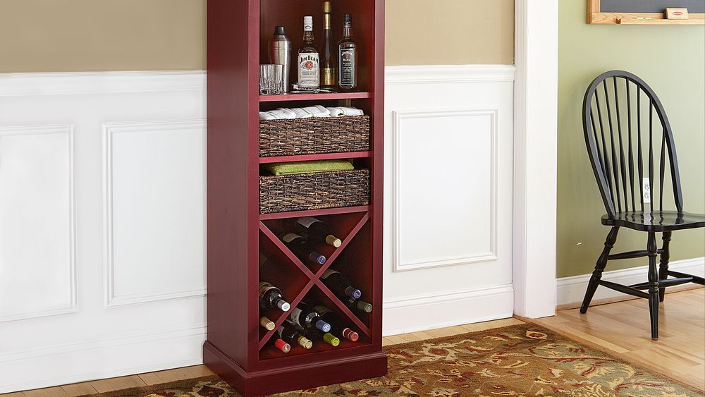 cocktail storage hutch