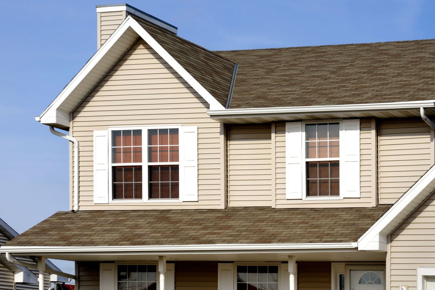 Exterior of Home, Gutters