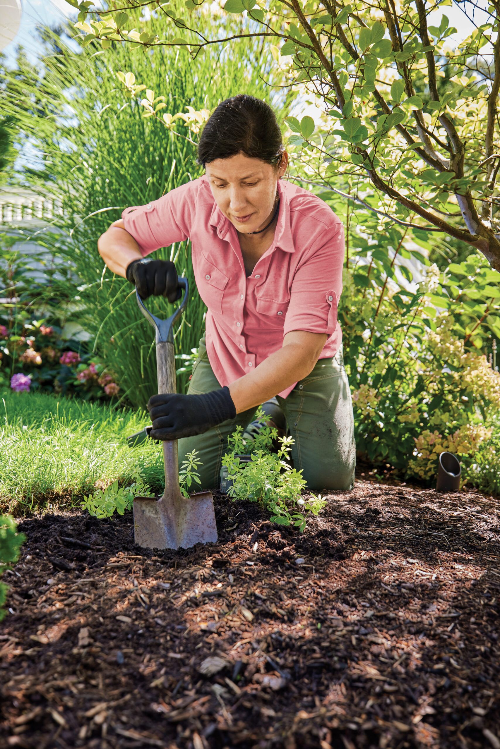 Jenn Nawada Digging, landscaping
