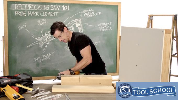 Mark Clement gives a reciprocating saw lesson