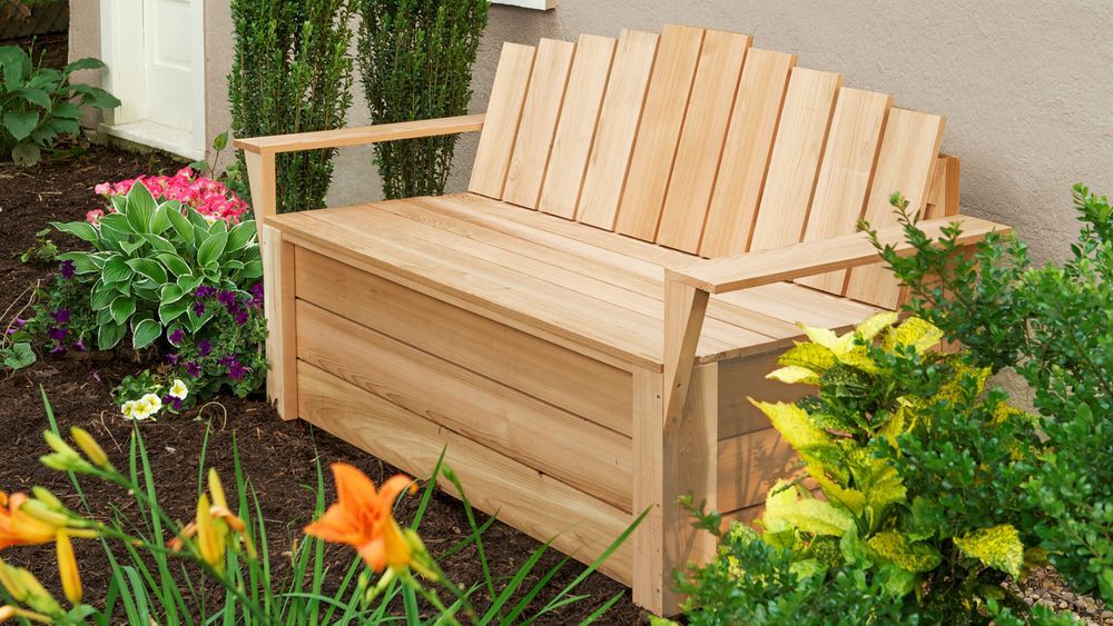 compost bench built by Christopher Beidel