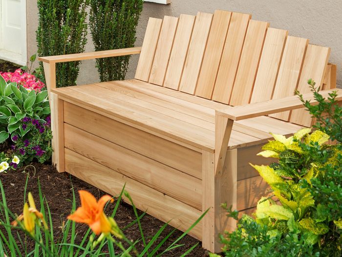 compost bench built by Christopher Beidel