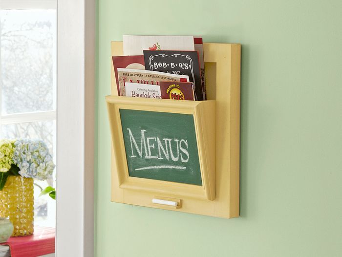 Home Solutions, May 2015, takeout menu holder