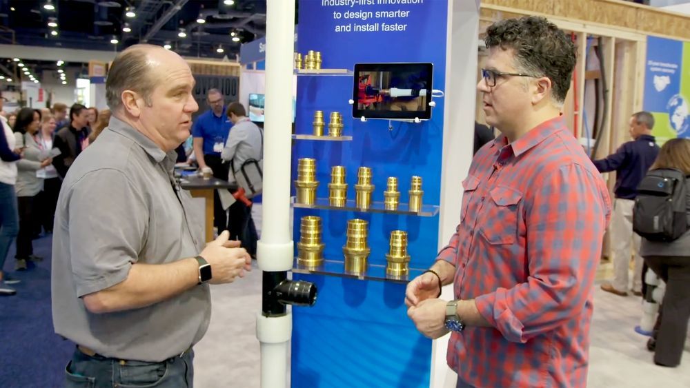 at the International Builders Show in Las Vegas, Richard Trethewey discusses new advances in plumbing with Chris Ermides