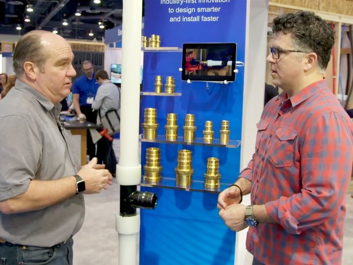 at the International Builders Show in Las Vegas, Richard Trethewey discusses new advances in plumbing with Chris Ermides
