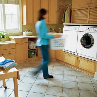 Large Laundry Room Shelving Set With Clothes Hanger Bar. Large Custom  Shelving and Storage, Laundry Organization, Woodcraft, Artisan Shelf. 