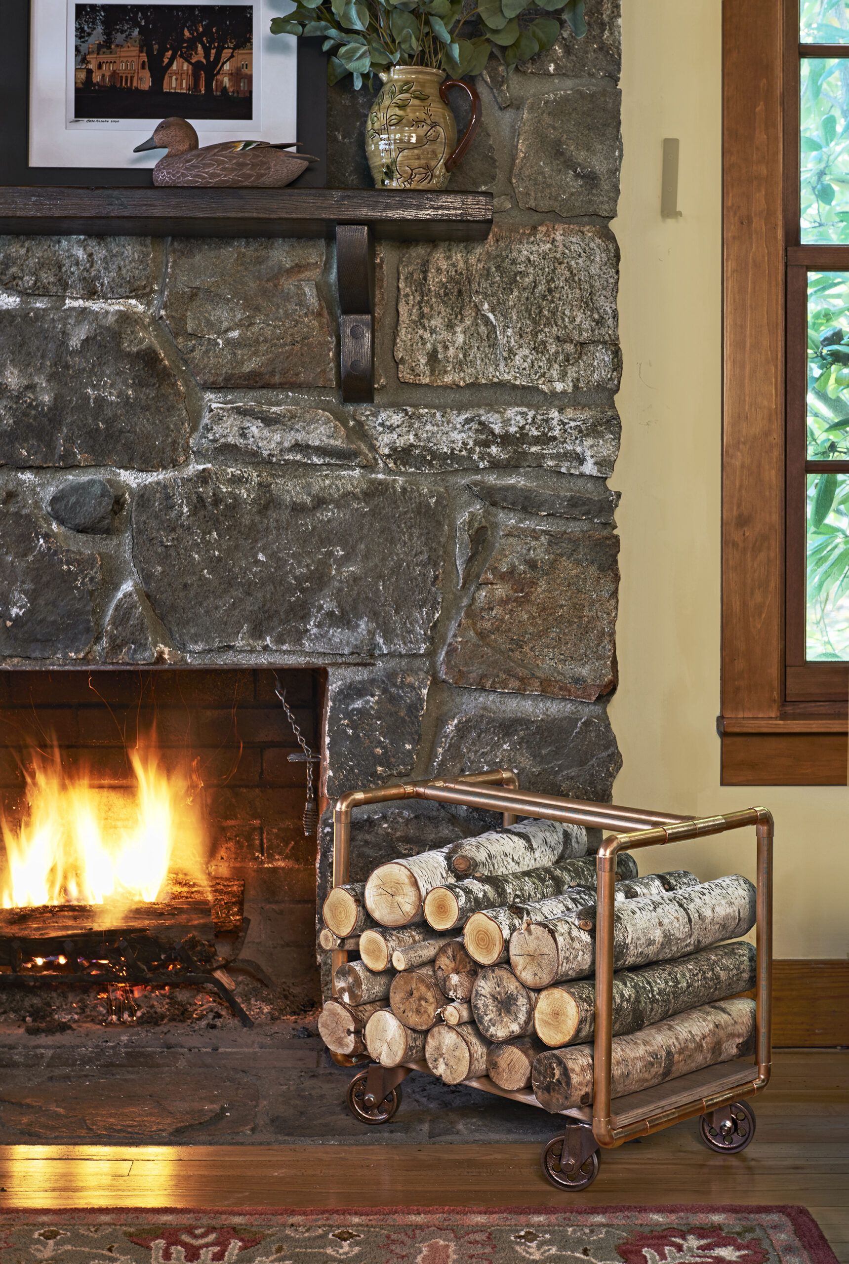 How to Build a Fireplace Log Holder in 6 Simple Steps This Old House