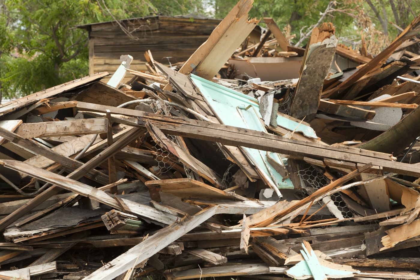 Wood waste to get rid off.