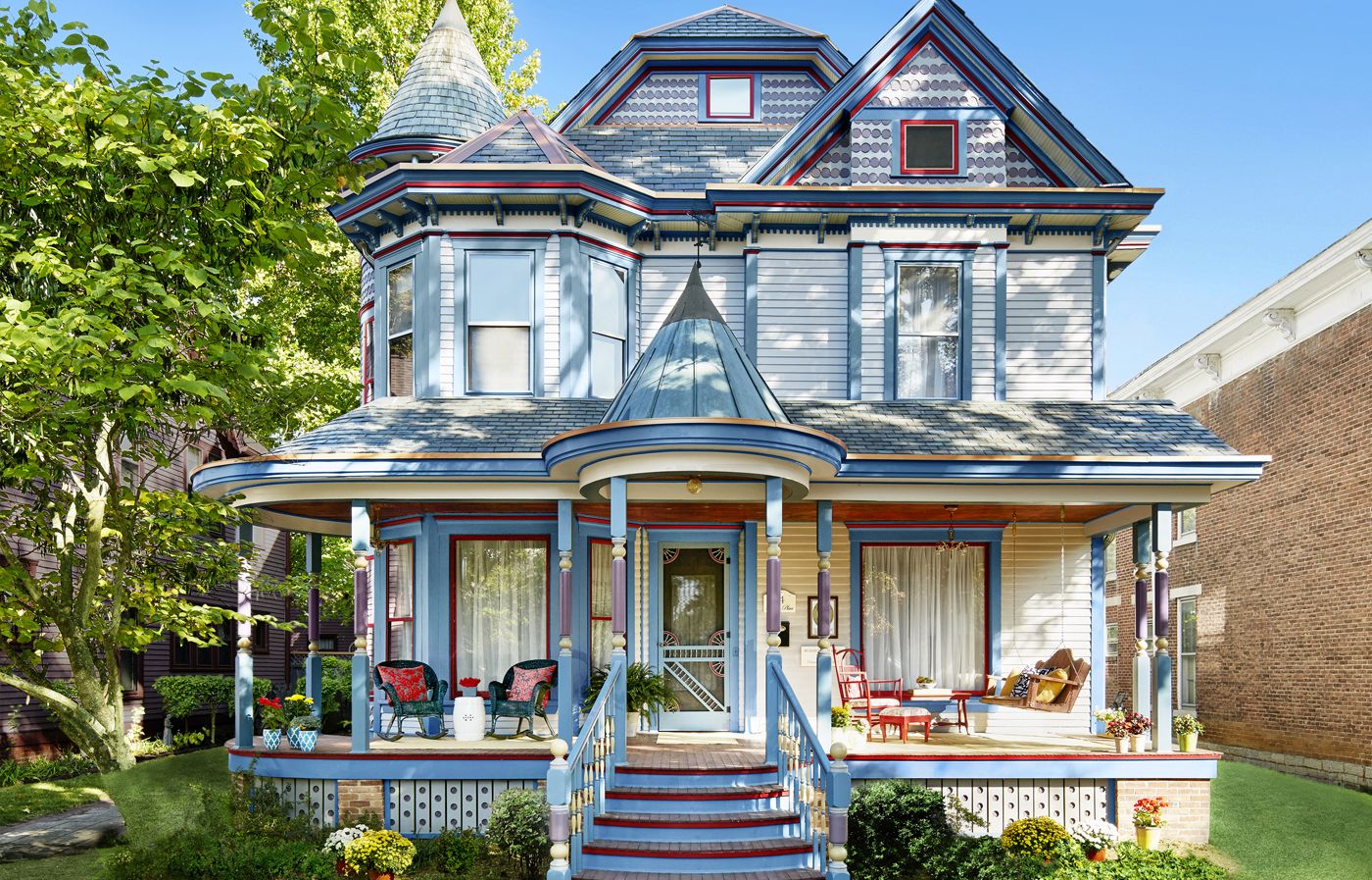 A Colorful Queen Anne Porch Revival - This Old House