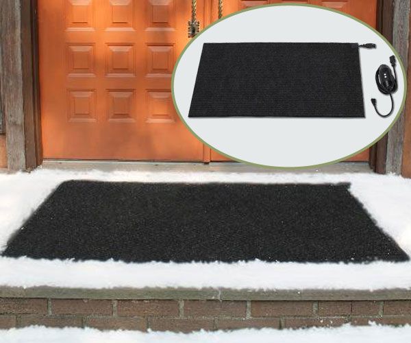 Ice Carpet Mats, Anti-Slip Natural Coir Mat Non Slip Walkway Outdoor Runner  For Front Door Safe Winter Supplies 