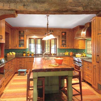 Green Desk from an Antique Baker's Cabinet • Refresh Living