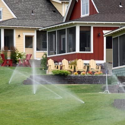 Lawn Sprinkler System - Immaculate Landscaping