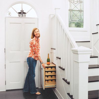 DIY Hardwood Staircase Makeover: Replacing Carpet With Wood Treads On Pie Steps And Curved Landings - T. Moore Home Interior Design Studio