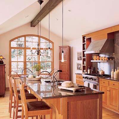 A Neutral Kitchen in Newton