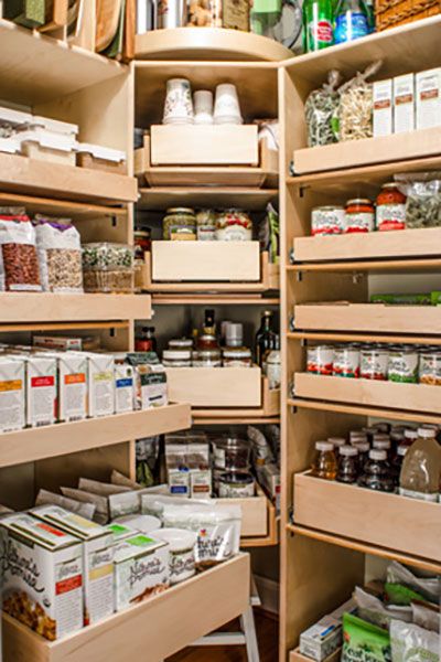 Our pantry solutions will help you get the most of one of the busiest spots  in your kitchen., By ShelfGenie