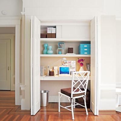 Hawthorne Wardrobe Closet Desk - Instant Home Office