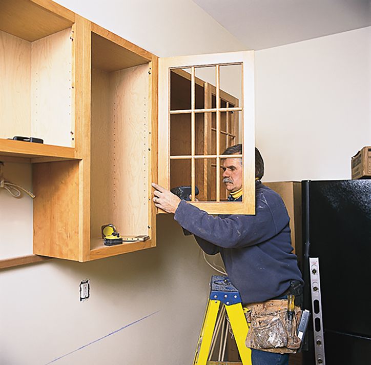 Kitchen cabinet construction