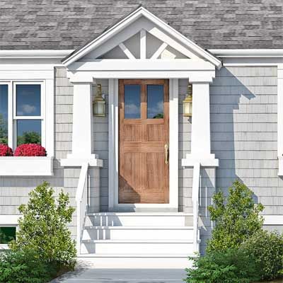The Yellow Cape Cod: How To Make Doors Appear Taller