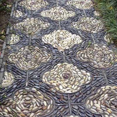 An image of a pebbled pathway.