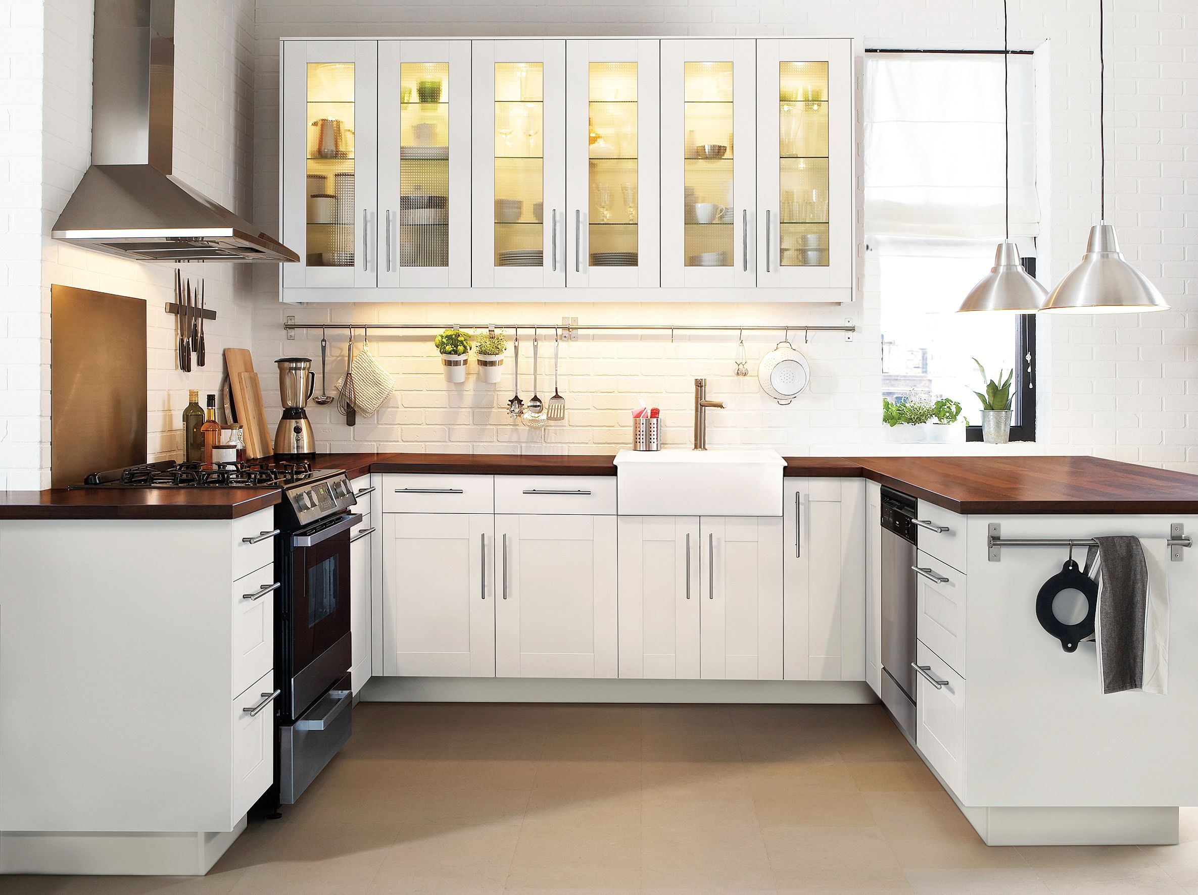 Stock kitchen cabinet