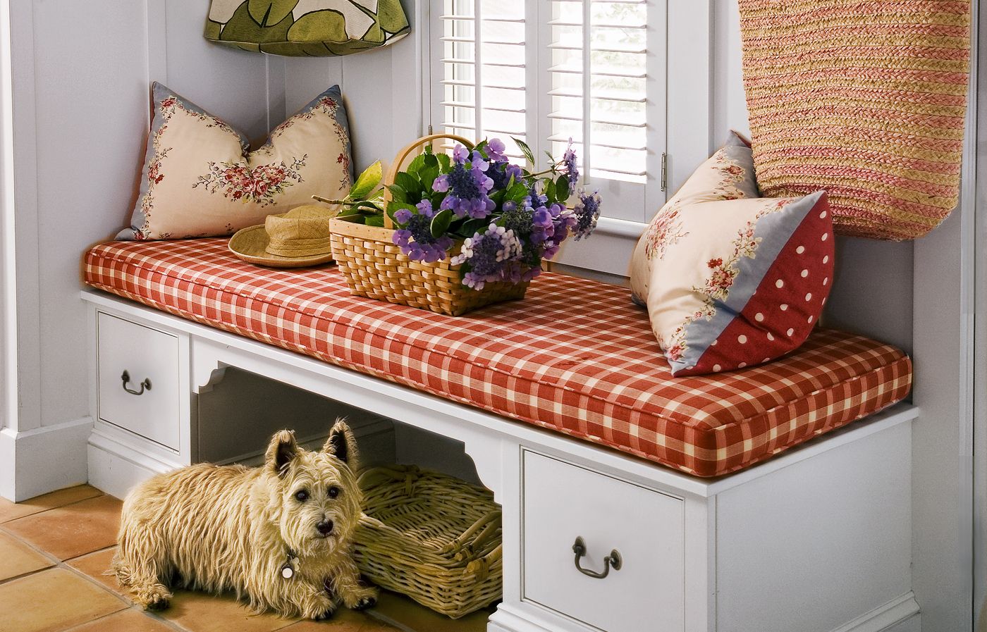 Window Benches Create An Opportunity For Additional Storage Space Inside  This New Home