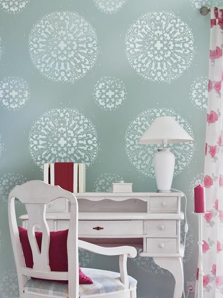 How to Stencil a Divine Art Deco Wallpaper Look that Shines up Your Home  Decor 