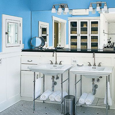 Our Favorite Blue Bathrooms