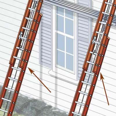 Proper extension of ladder