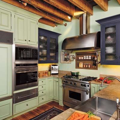 Editors Picks: Our Favorite Green Kitchens - This Old House