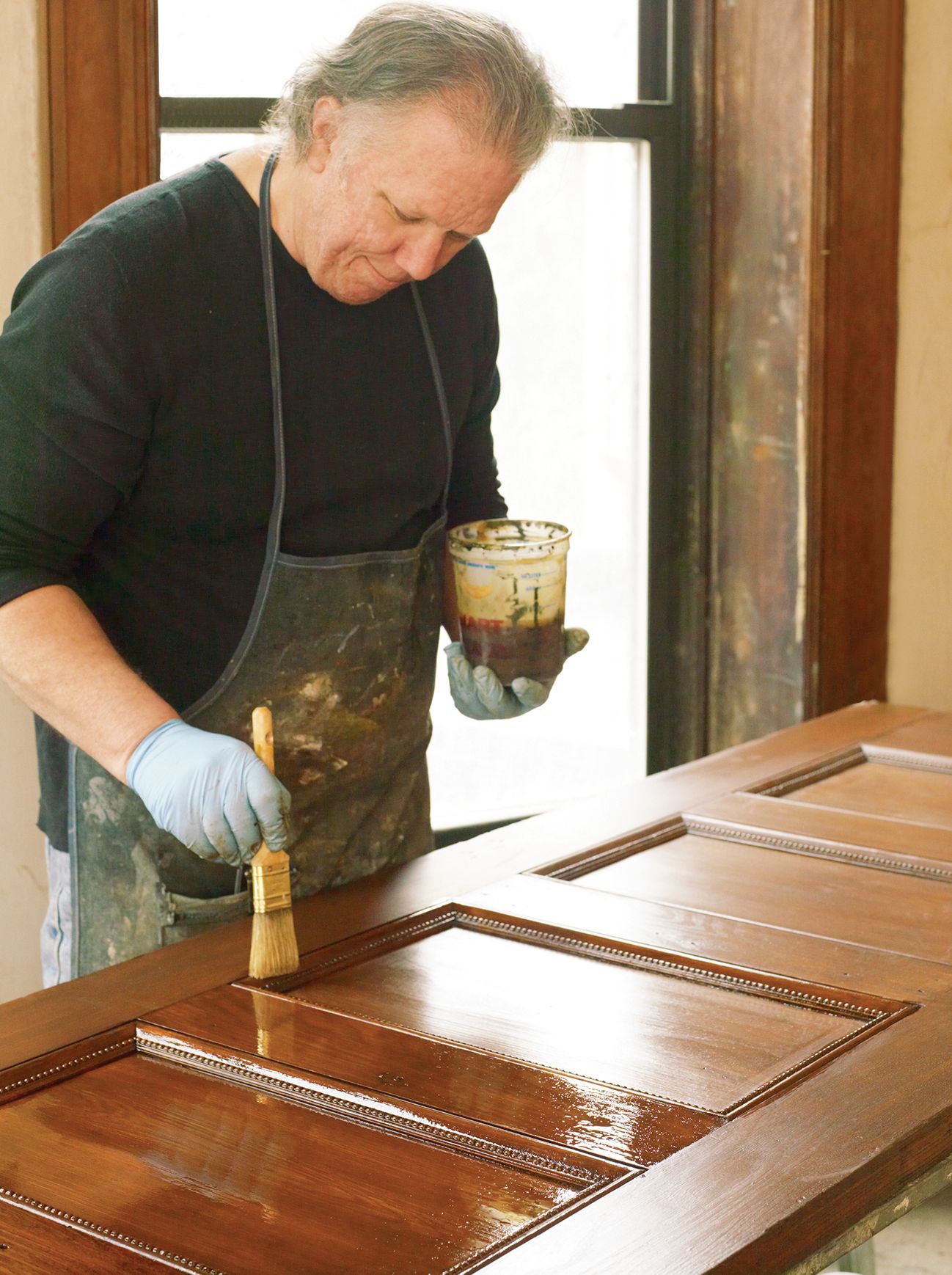 Best way to strip old varnish and stain on wood trim/casing/doors?  Explanation in comments. : r/woodworking