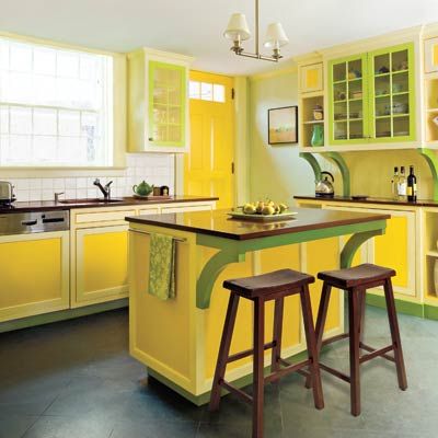 yellow kitchen color ideas