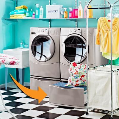 Would you put a raised washer and dryer in your laundry room