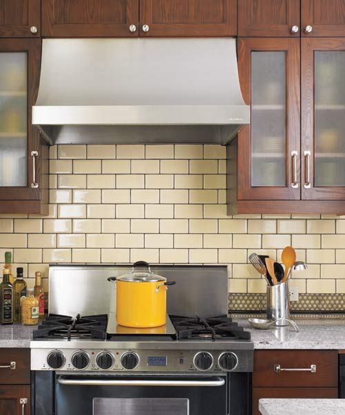 an under cabinet kitchen vent hood.