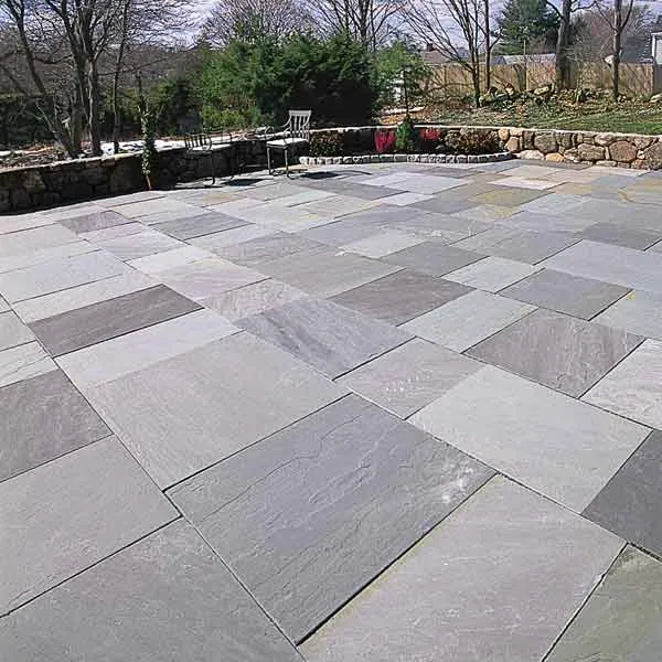 Patio with stone dust