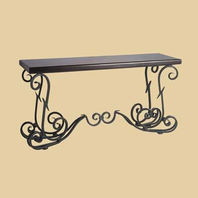 Wrought iron console