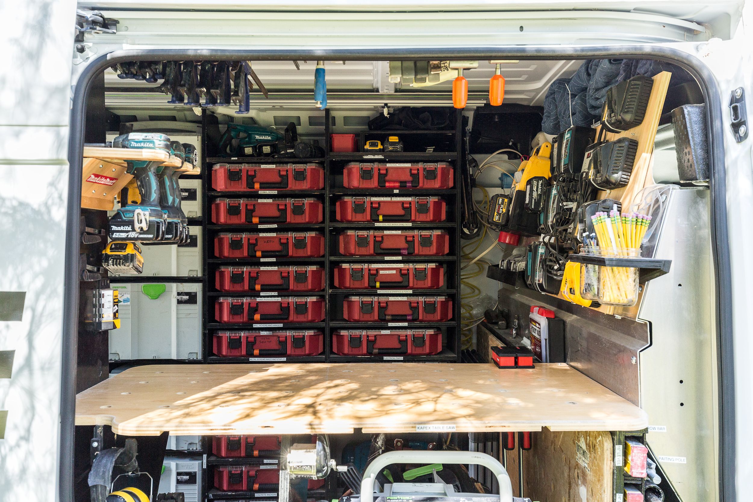 7 Rules For Organizing Your Work Van - This Old House