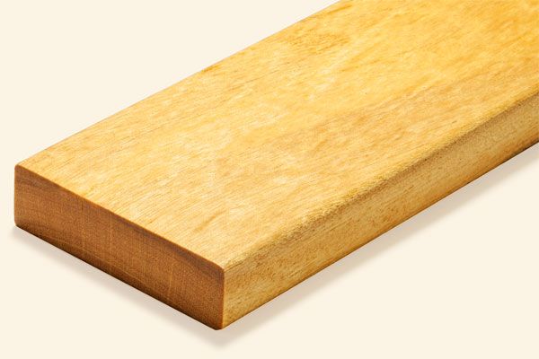 A plank of hardwood.