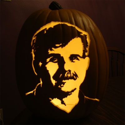 the shining pumpkin stencil