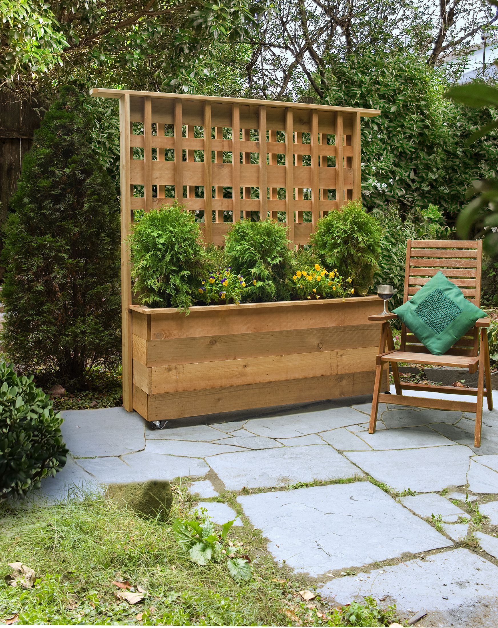 Planter Box With Trellis: A Beautiful Means to Privacy - This Old House