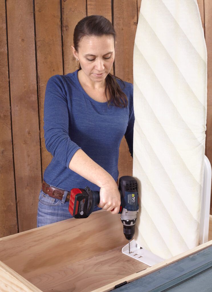 How To Make a Shutter-Door Ironing Cabinet - This Old House