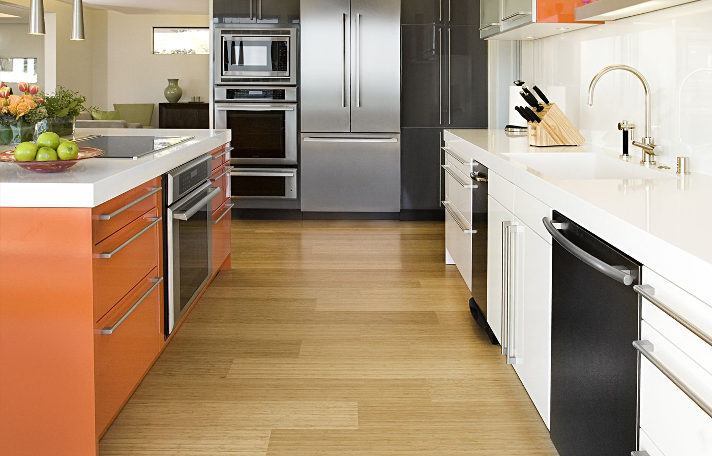 Bamboo Themed Kitchen  Ambient Bamboo Floors