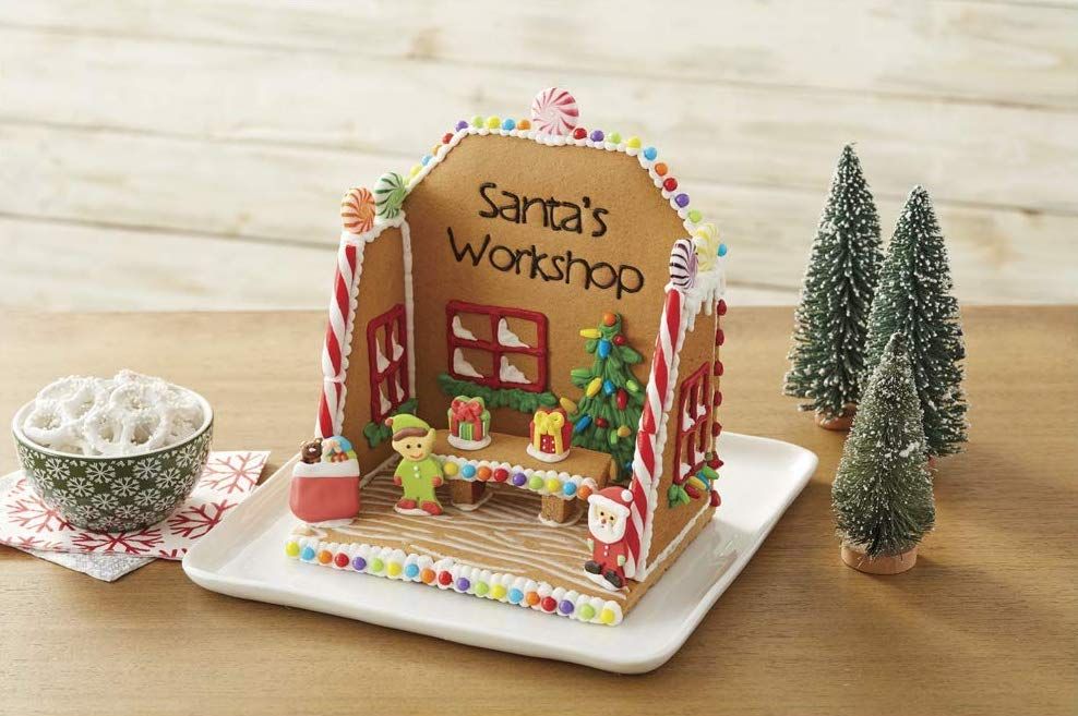 Santa's Workshop Gingerbread House Kit