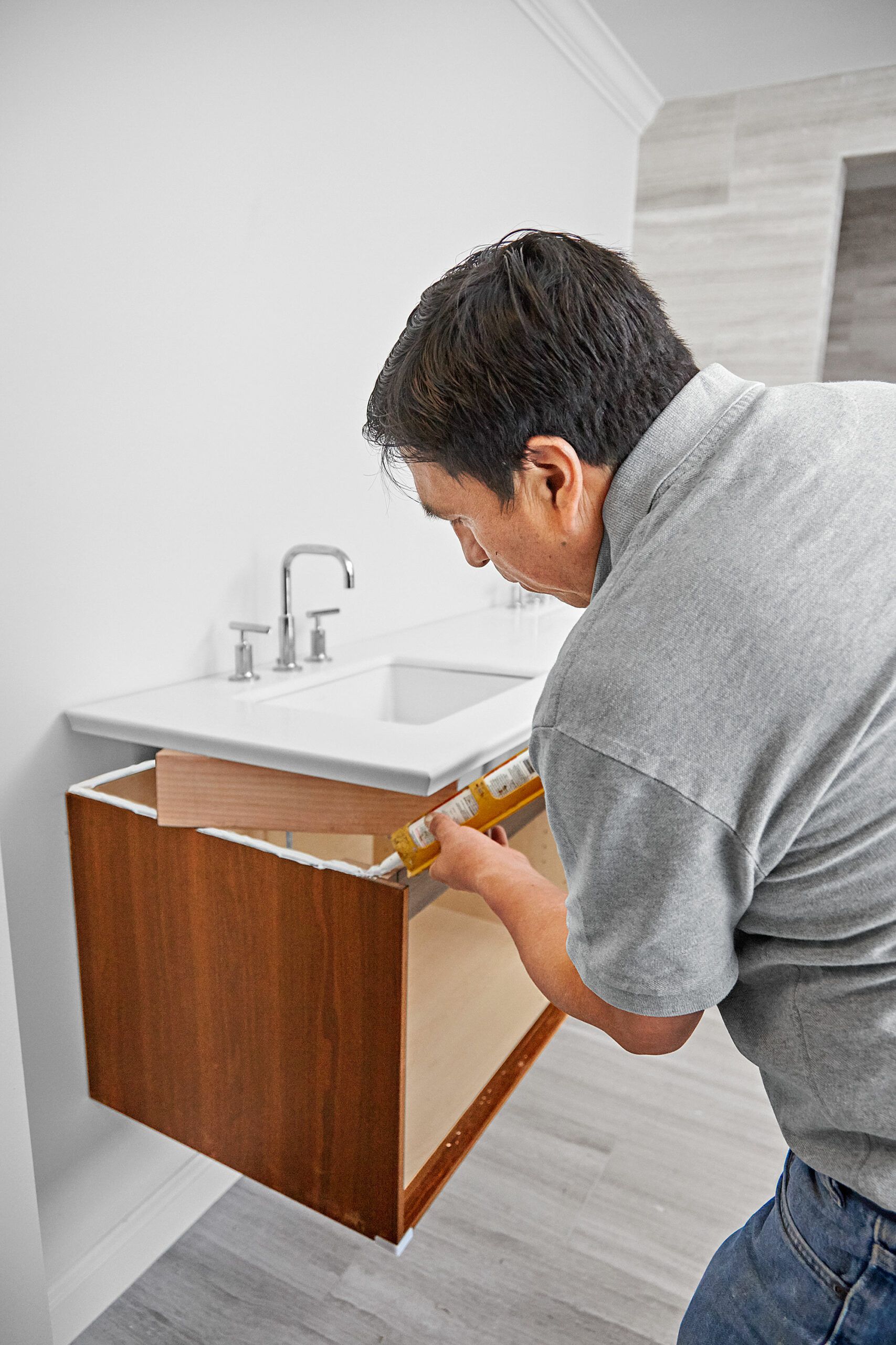 How to Hang a Wall Mount Sink and Plumb it Too! » The Unprofessional