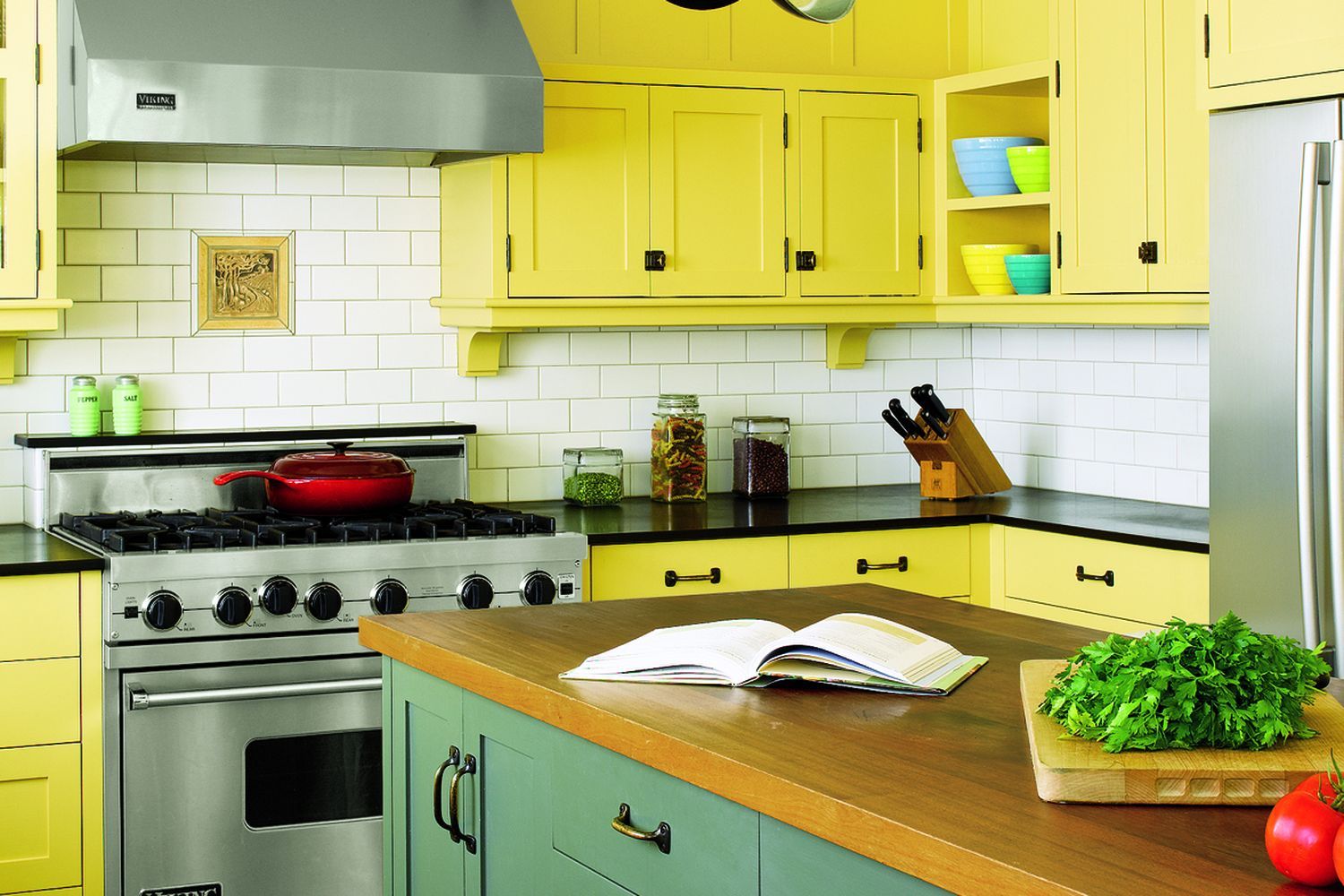 Upgraded kitchen with affordable updates.