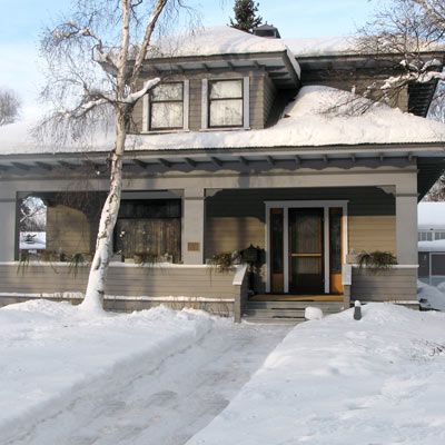 1940's Blue Bungalow - Craftsman - Exterior - Charlotte - by Bay Street  Bungalows