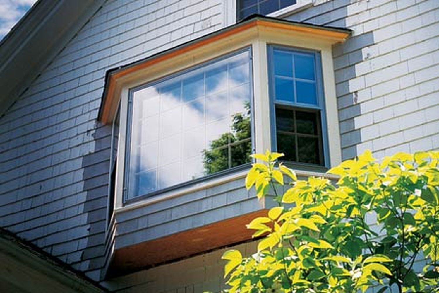 A new second-story bay window.