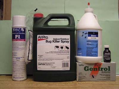 bug killing supplies for use against bedbugs.